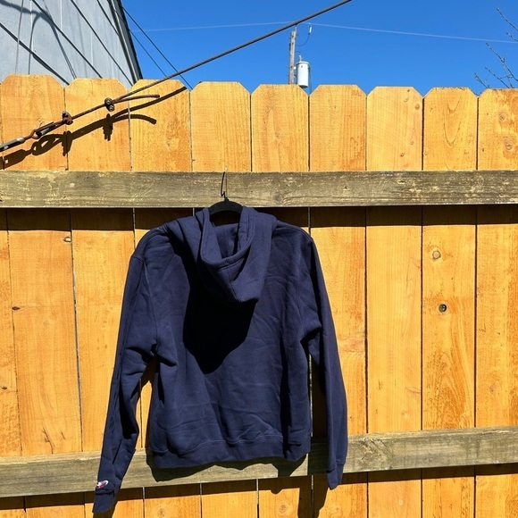 VIRGINIA HOODED SWEATSHIRT. SIZE L 12/14 sequin blue - Picture 5 of 6